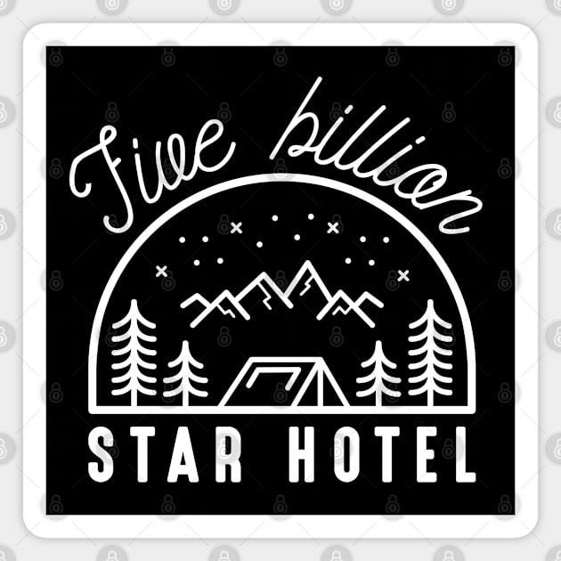 Five Billion Star Hotel Magnet by LuckyFoxDesigns